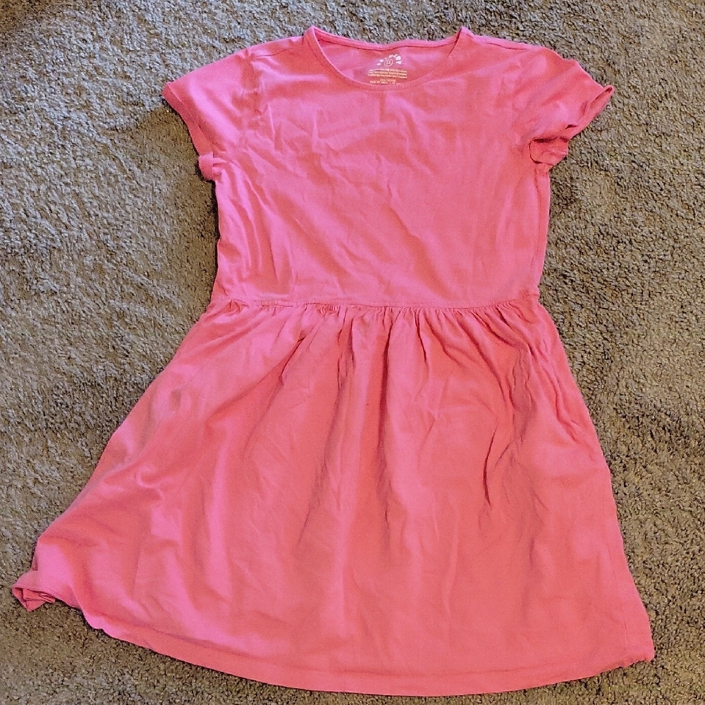 Primary Bright Pink Casual Kids Dress